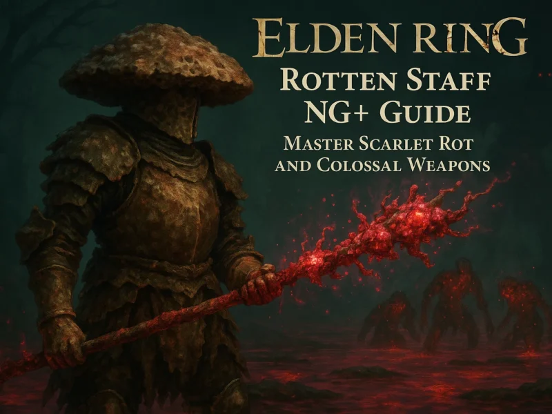 The Rotten Staff Run: Conquering Elden Ring’s NG+ With Scarlet Rot Power