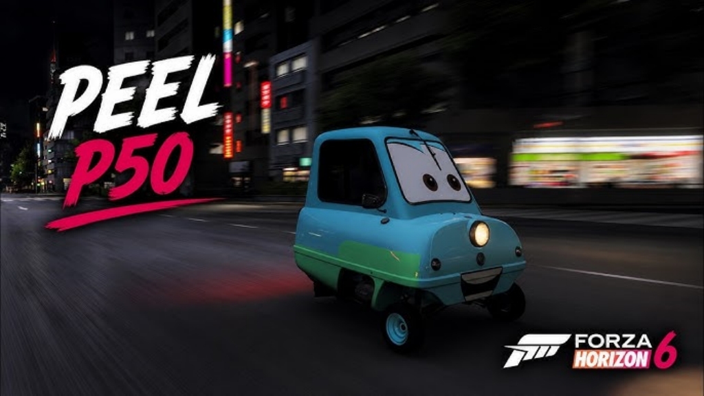 The Peel P50 Chaos Run in Forza Horizon 6